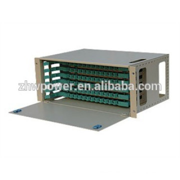 ODF-Faser-Klemmenkasten, 12 Anschlüsse, Schiebe-Schublade Typ 19 Zoll 12-Port-Glasfaser-Patch-Panel